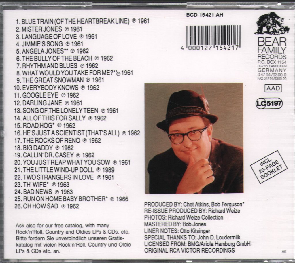 John D. Loudermilk - Blue Train - Cd