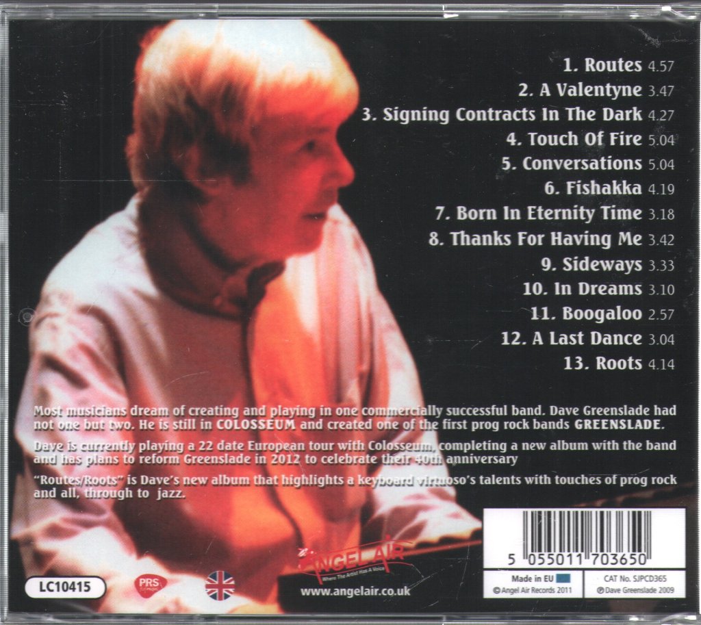 Dave Greenslade - Routes-Roots - Cd