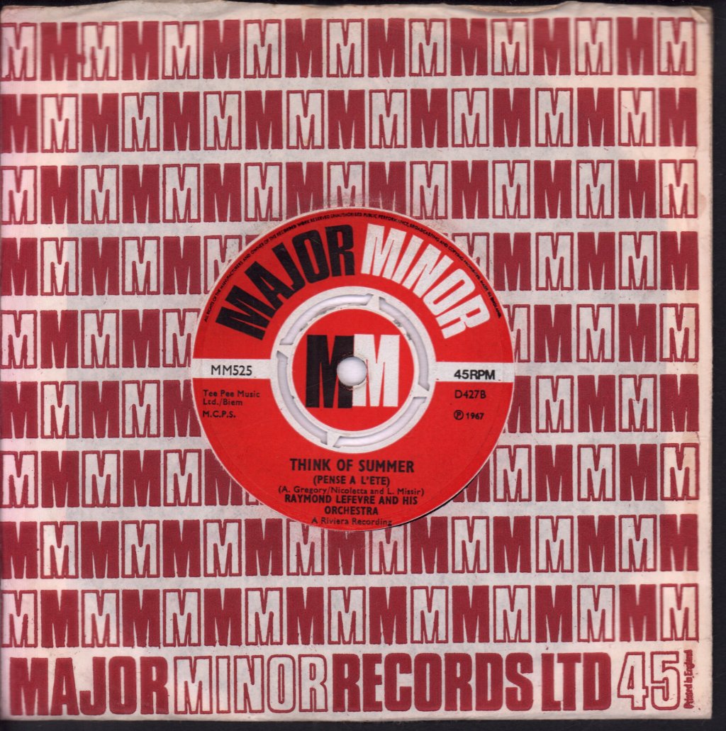 Raymond Lefevre - A Whiter Shade Of Pale - 7 Inch