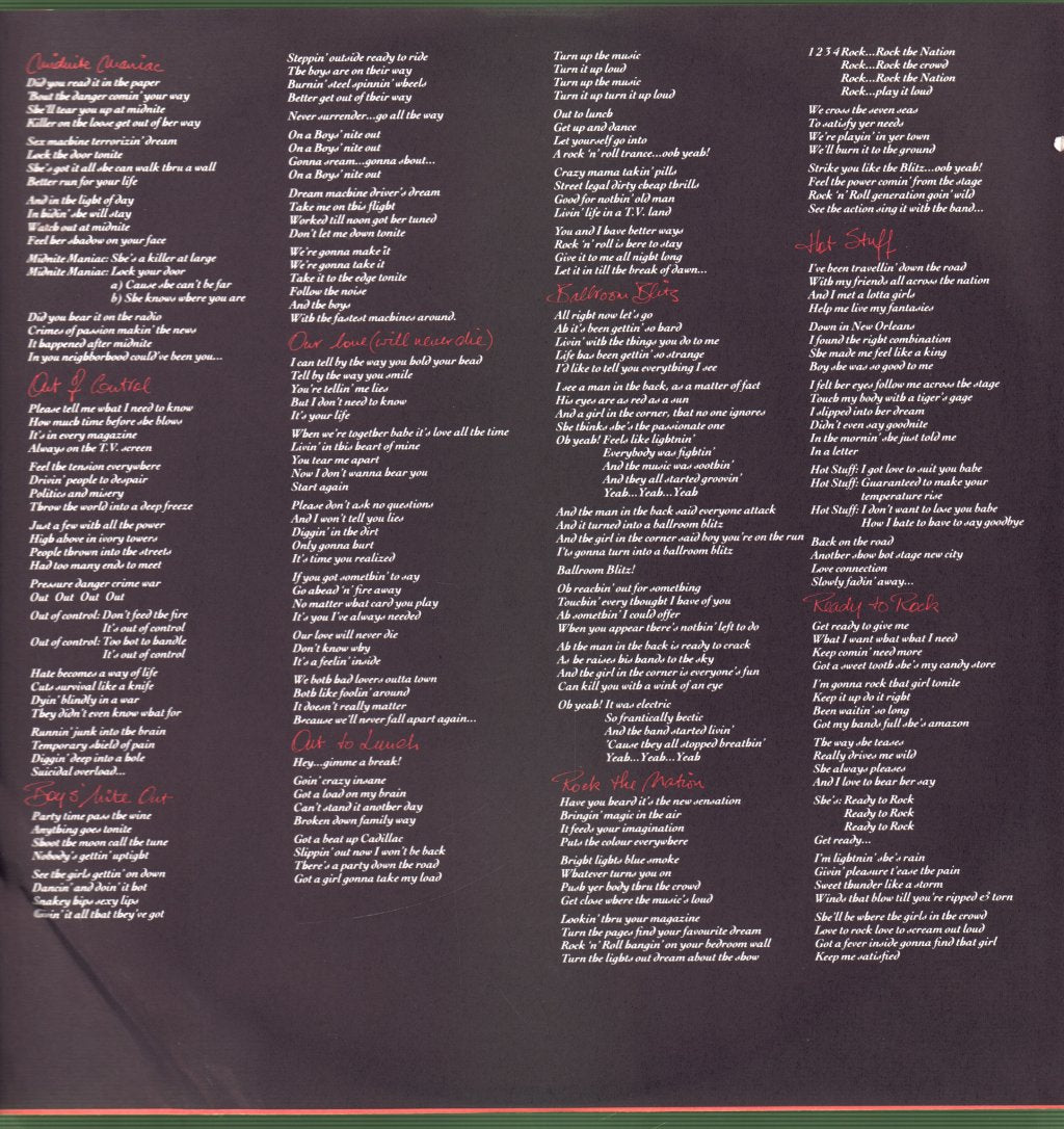 Krokus - Blitz - Lp