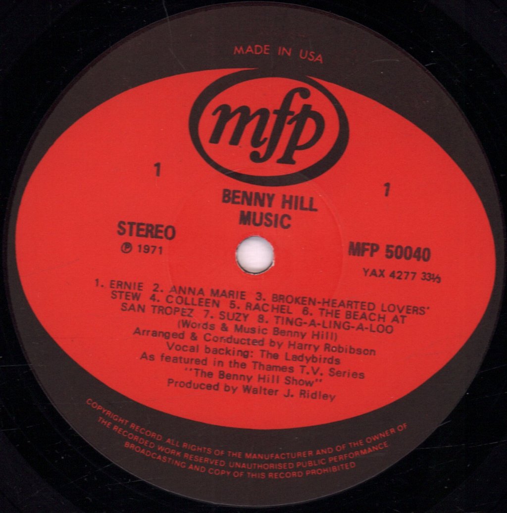 Benny Hill - Ernie - Lp