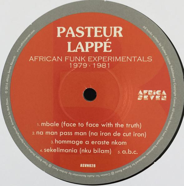 Pasteur Lappe - African Funk Experimentals 1979 - 1981 - Lp
