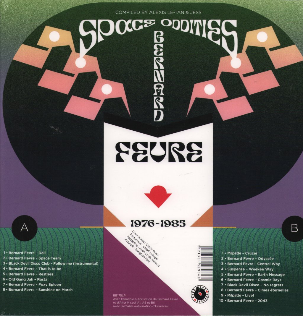 Bernard Fevre - Space Oddities 1976-1985 - Lp
