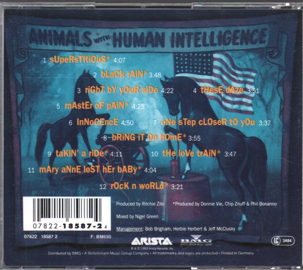 Enuff Z'nuff - Animals With Human Intelligence - Cd