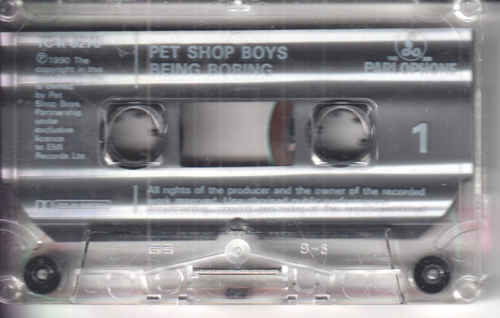 Pet Shop Boys - Being Boring - Cassette