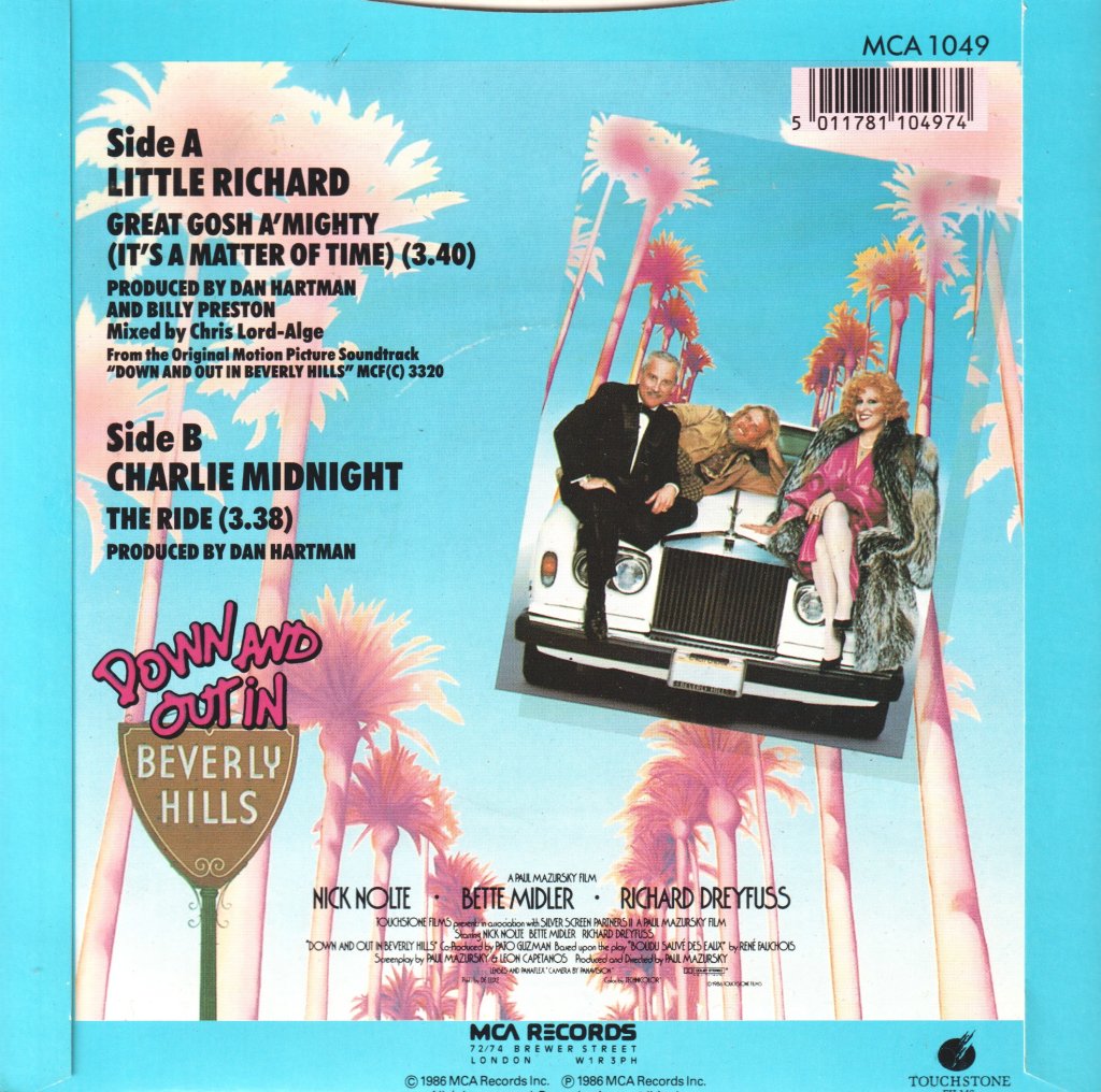 Little Richard - Great Gosh A'Mighty (It's A Matter Of Time) / The Ride - 7 Inch