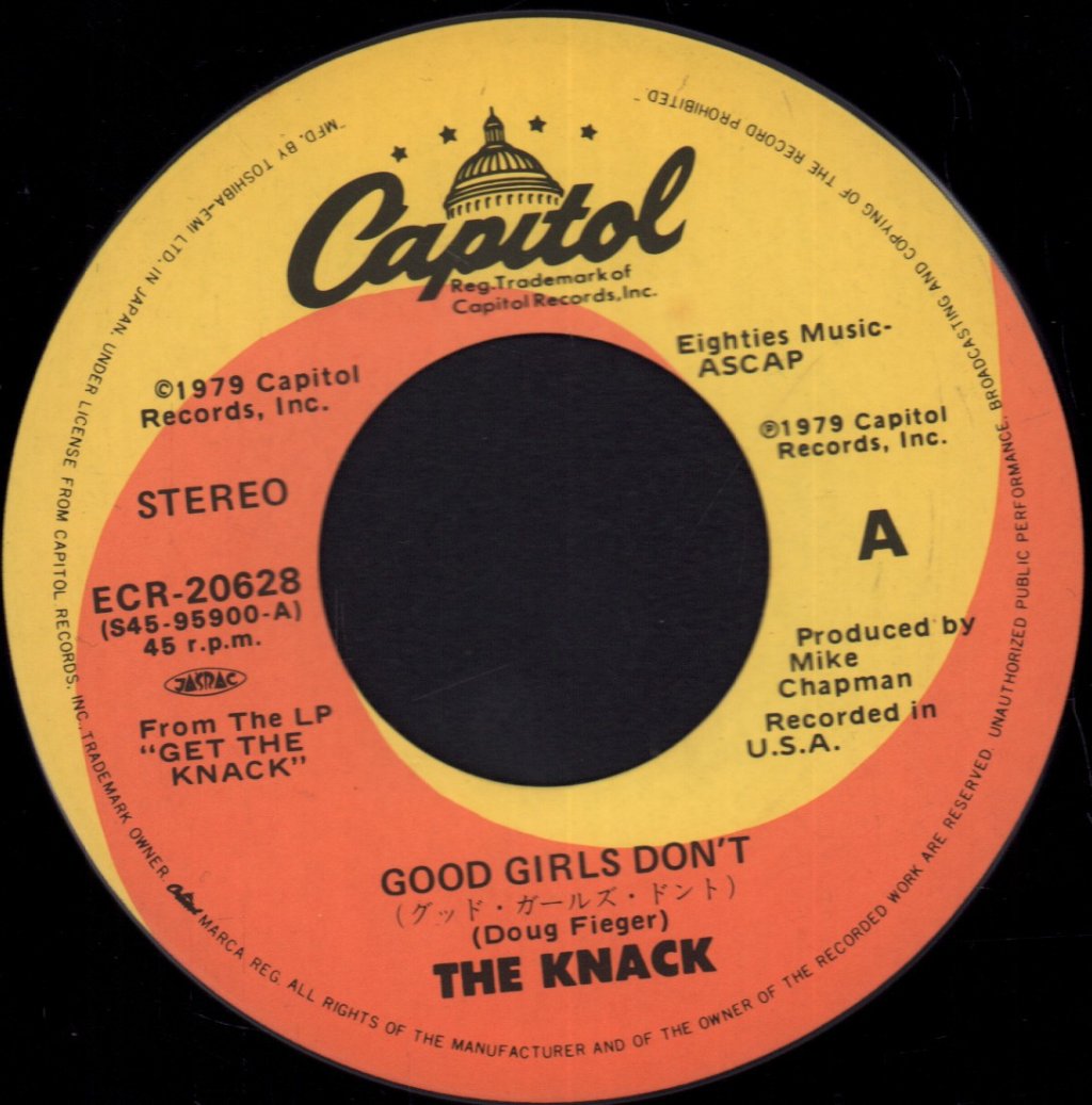 Knack - Good Girls Don't - 7 Inch