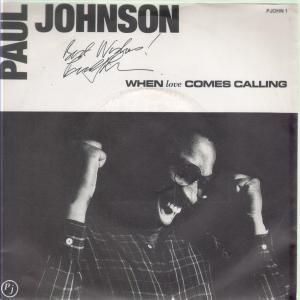 Paul Johnson - When Love Comes Calling - 7 Inch