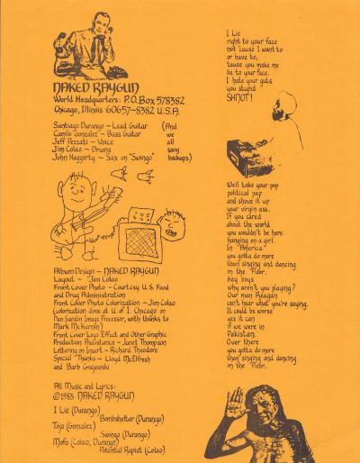 Naked Raygun - Basement Screams - 12 Inch