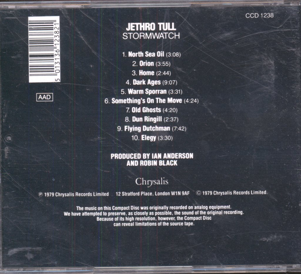 Jethro Tull - Stormwatch - Cd