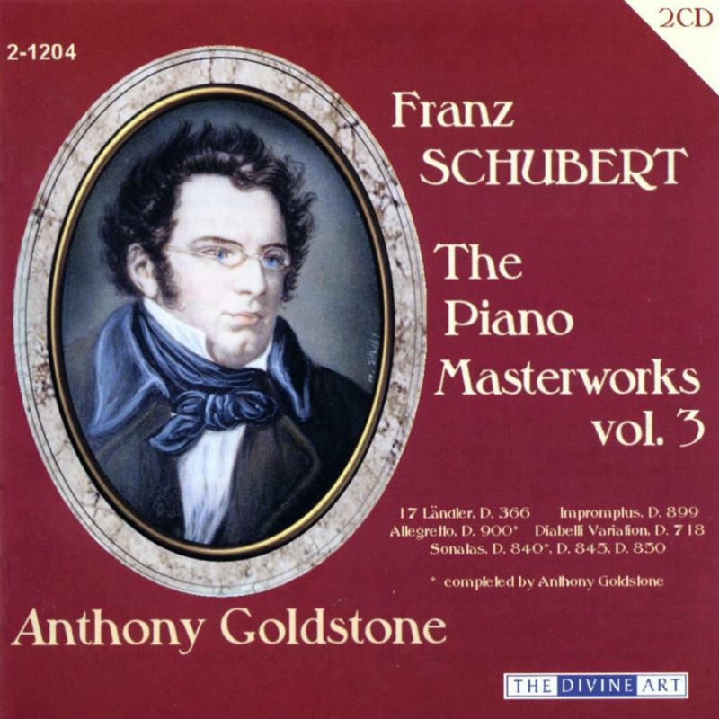 Anthony Goldstone - Schubert:pno Mwks Vol 3 - Double Cd