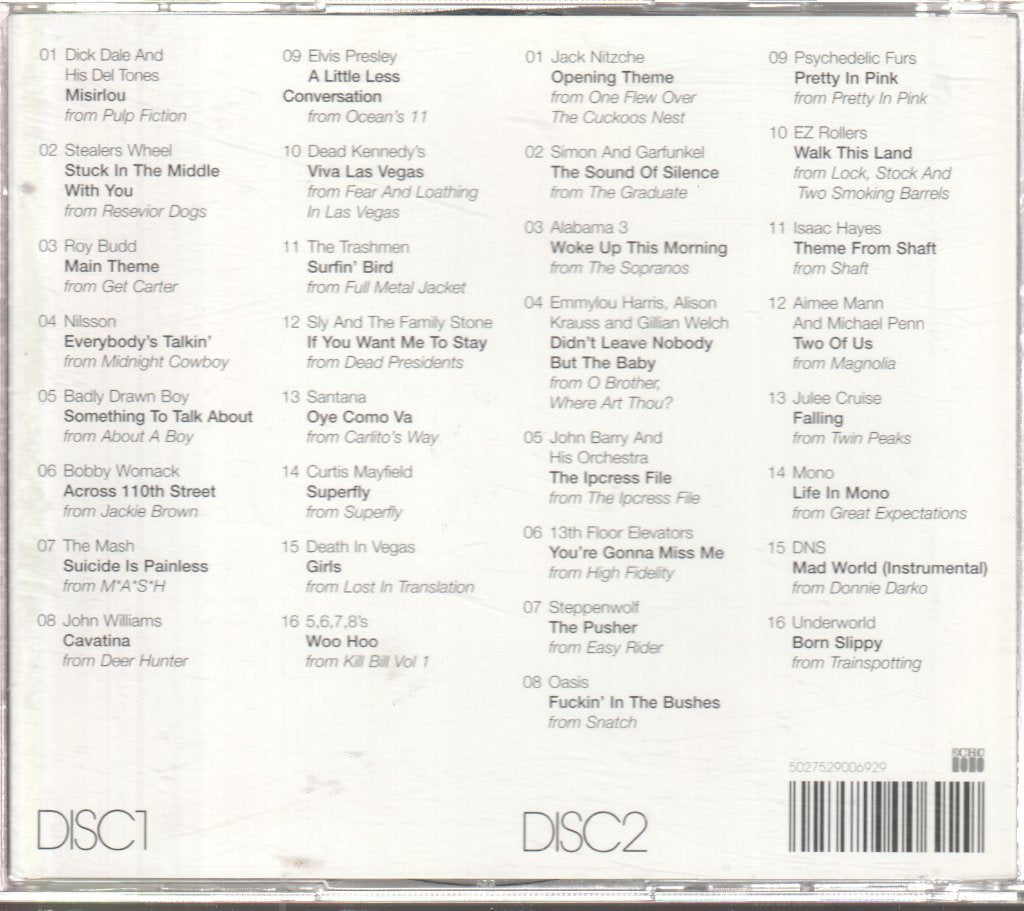 Various Artists - Sound Track - Double Cd