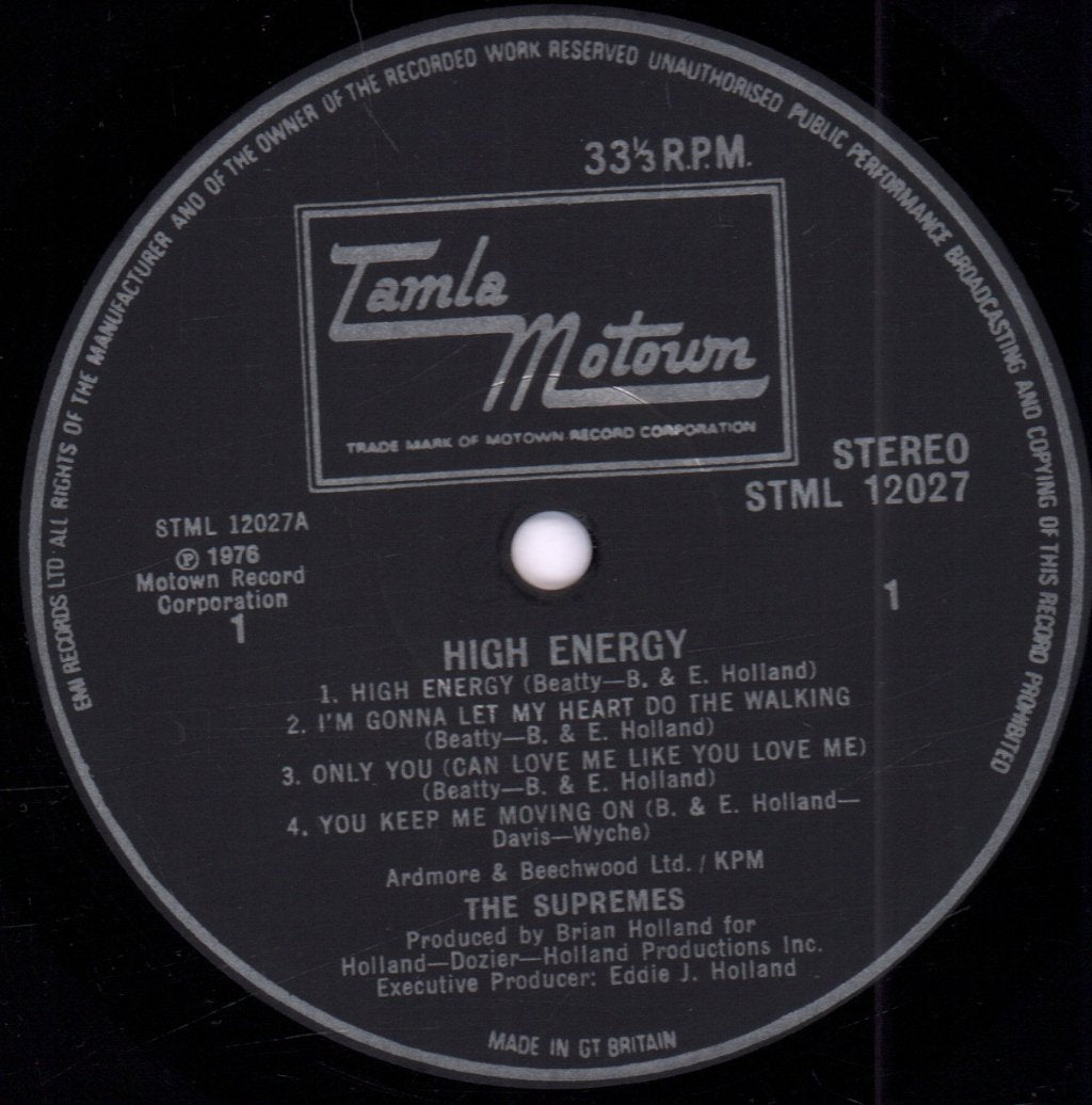Supremes - High Energy - Lp
