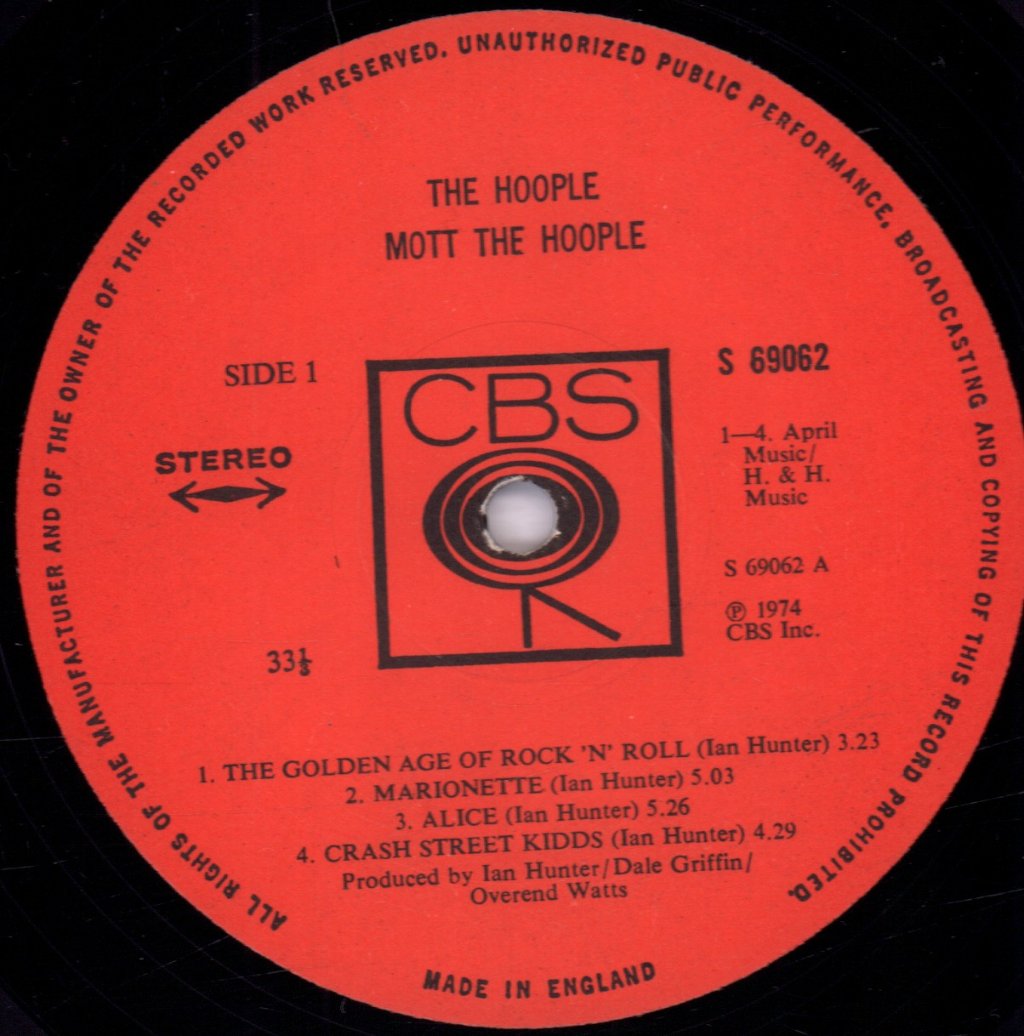 Mott The Hoople - Hoople - Lp