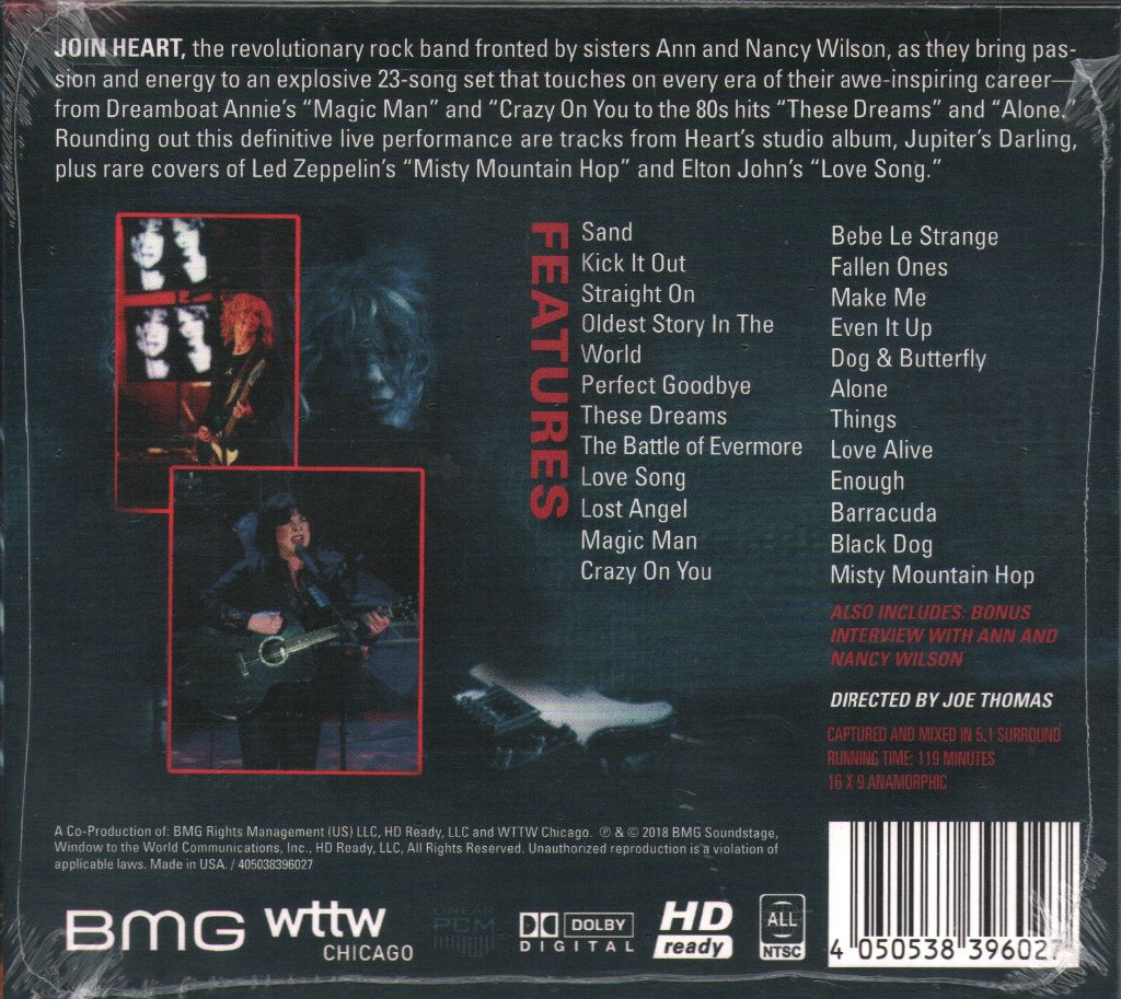 Heart - Sound Stage: Heart - Live - Cd/Dvd