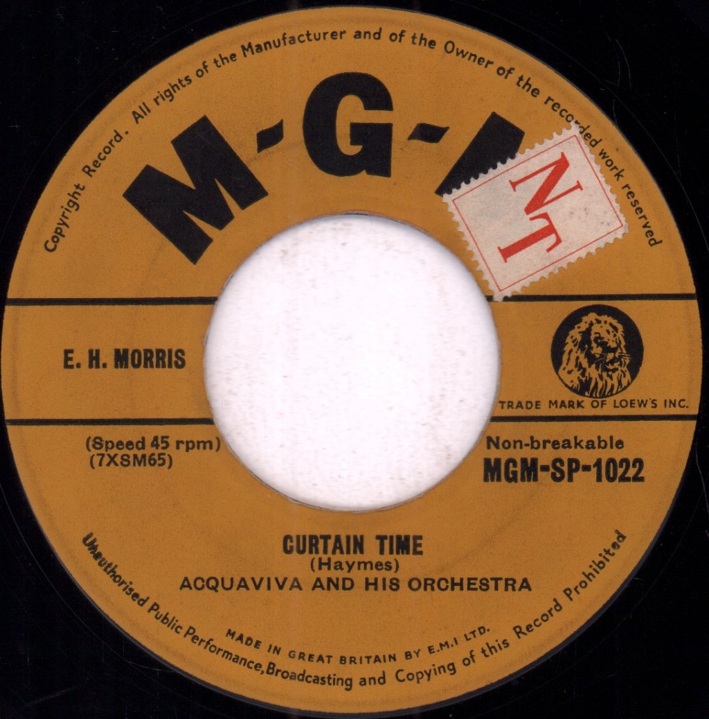 Acquaviva And His Orchestra - Beyond The Next Hill - 7 Inch