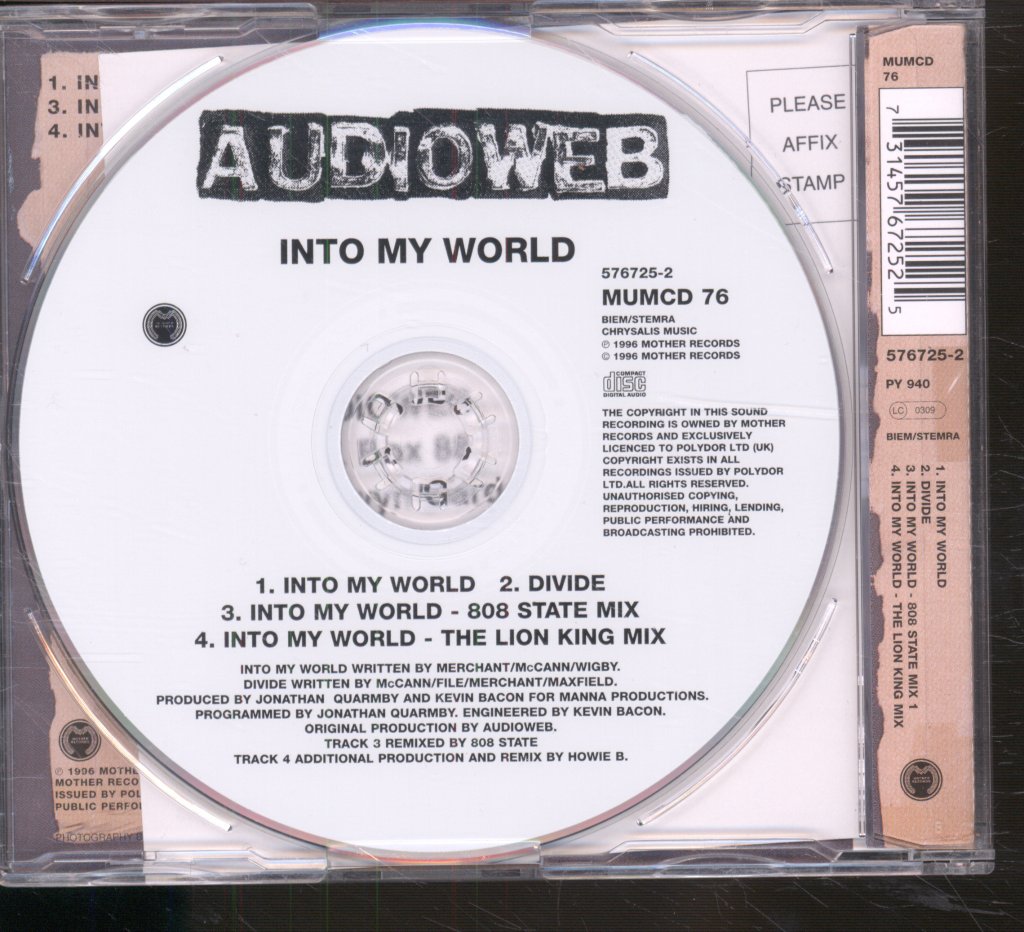 Audioweb - Into My World - Cd