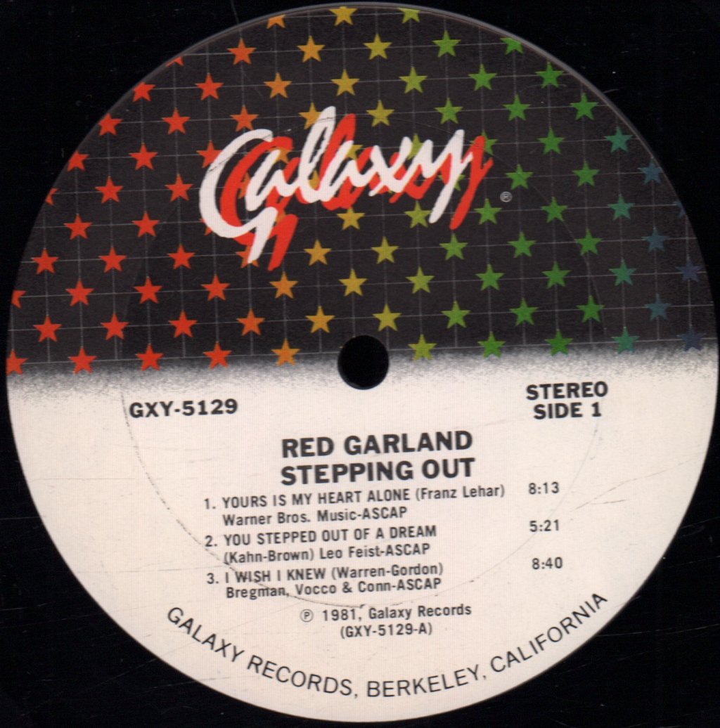 Red Garland - Stepping Out - Lp