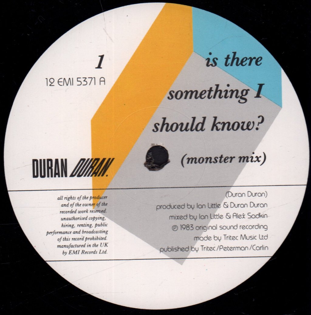 Duran Duran - Is There Something - 12 Inch