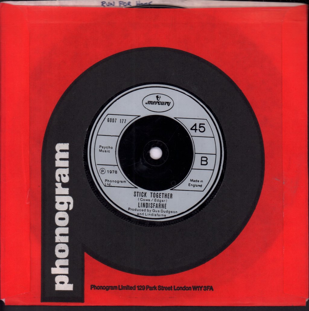 Lindisfarne - Run For Home - 7 Inch