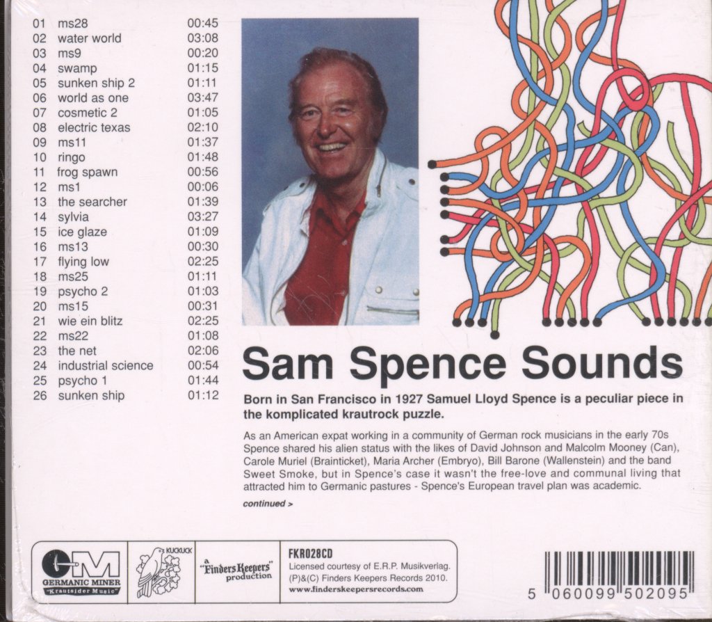 Sam Spence - Sounds - Cd