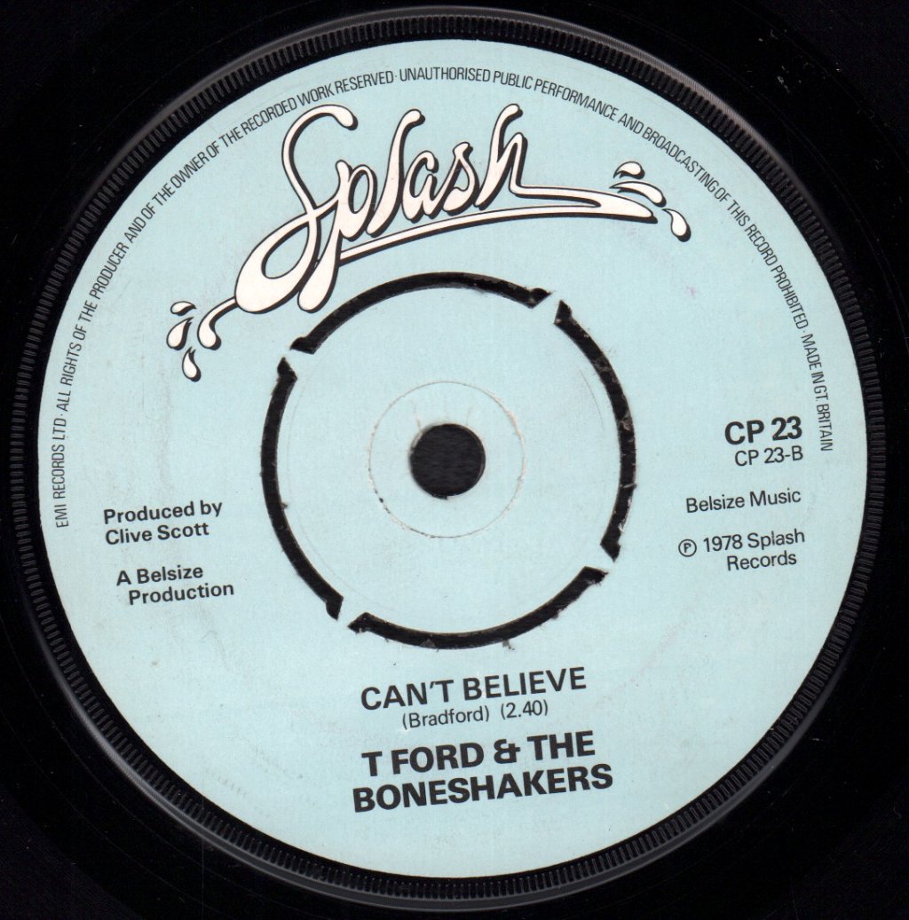 T-Ford And The Boneshakers - Twilight Time - 7 Inch