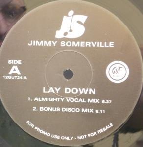 Jimmy Somerville - Lay Down - 12 Inch