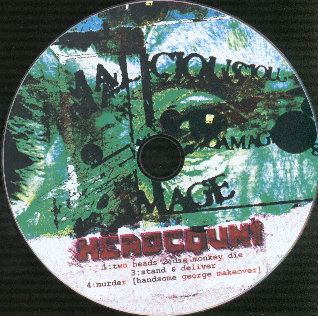 Headcount - Two Heads / Die Monkey Die - Cd