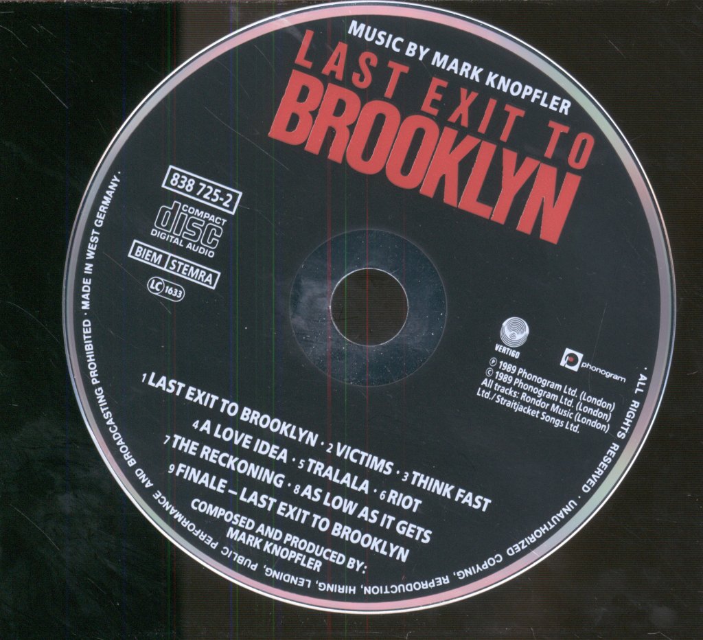 Mark Knopfler - Last Exit To Brooklyn - Cd