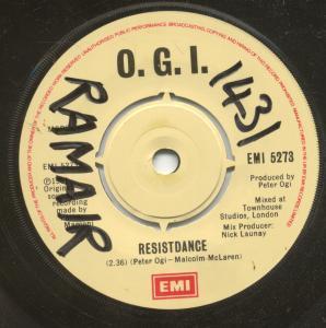 O.g.i. - Resistdance - 7 Inch