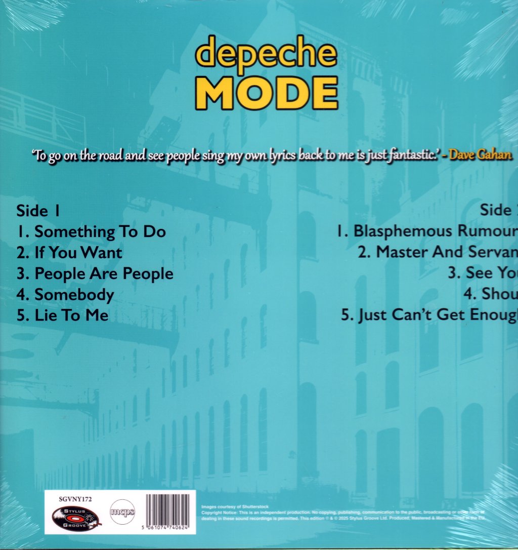 Depeche Mode - Some Great Reward In Concert - Lp
