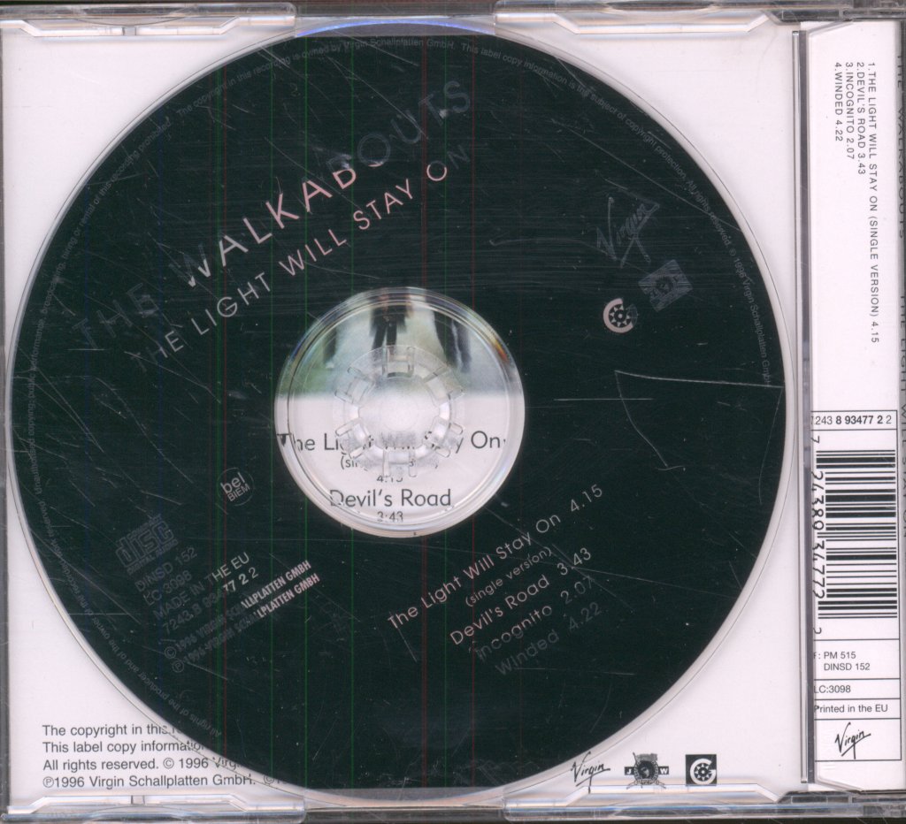 Walkabouts - Light Will Stay On - Cd
