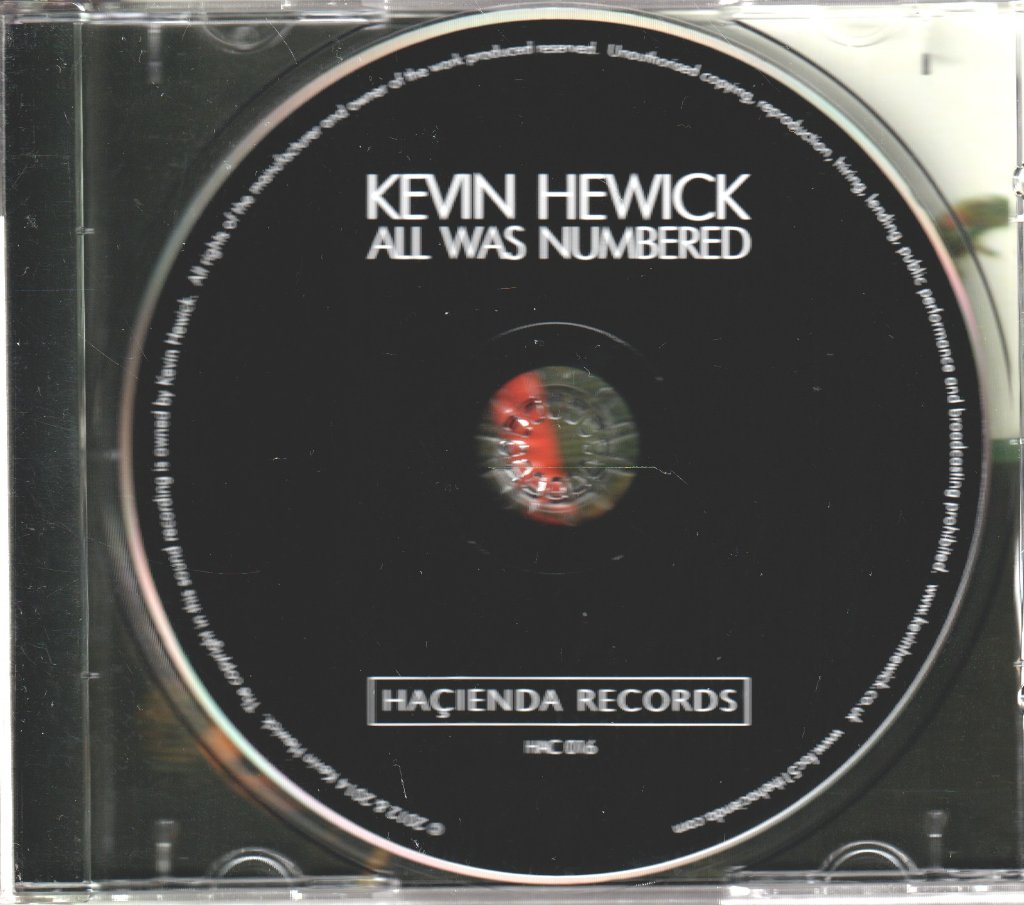 Kevin Hewick - All Was Numbered - Cd