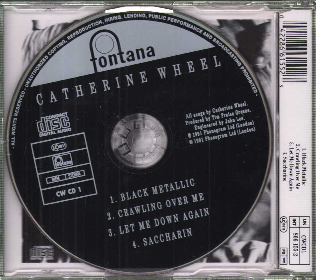 Catherine Wheel - Black Metallic C.D. - Cd