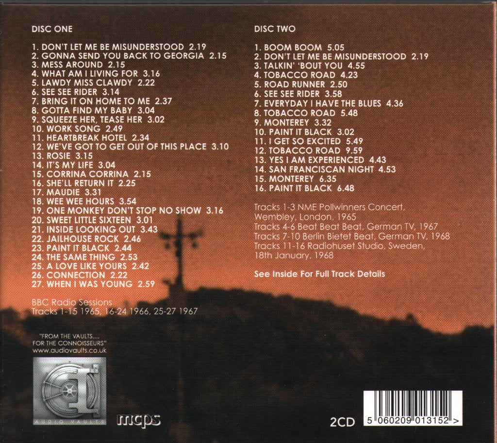 Animals - Transmissions 1965-1968 - Double Cd
