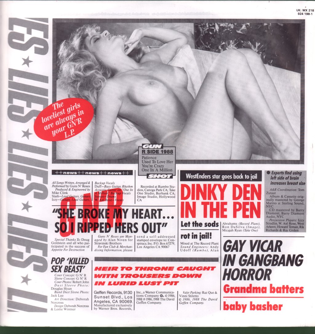 Guns N Roses - Lies - Lp