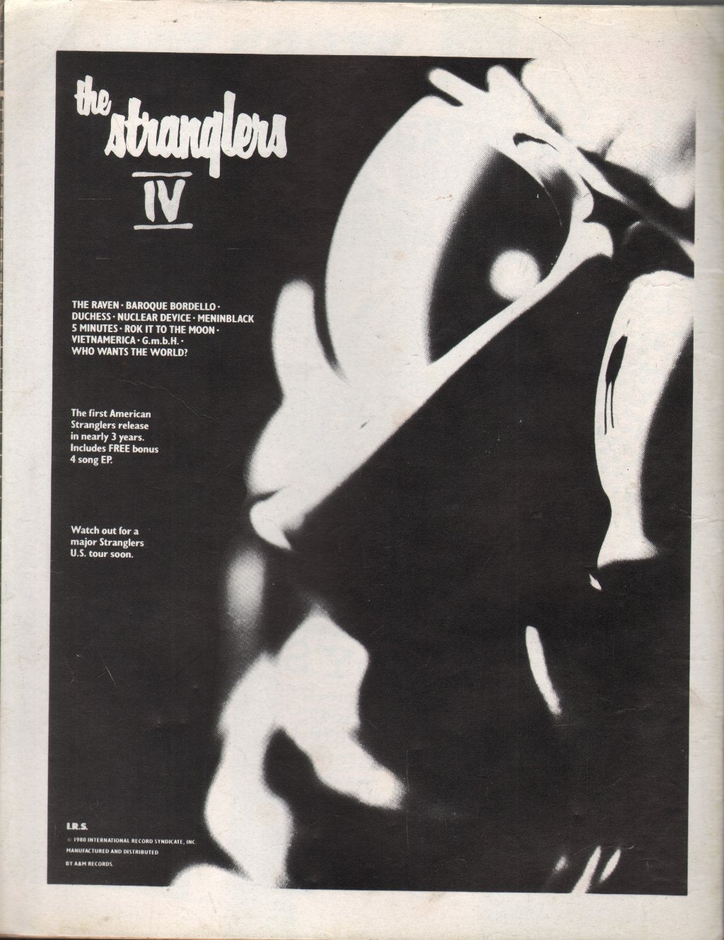 Cars/Stranglers - Trouser Press November 1980 No.56 - Magazine