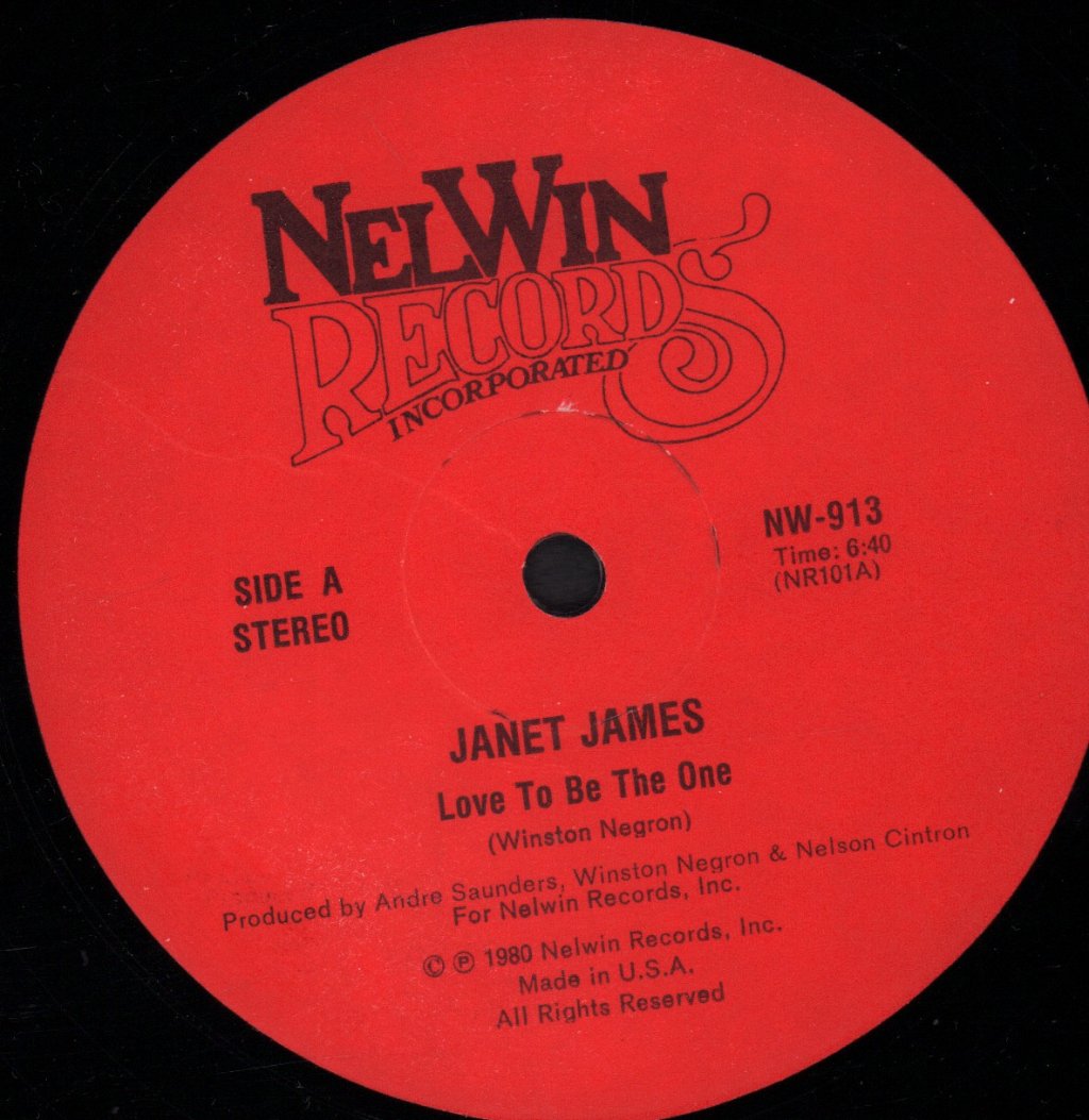 Janet James - Love To Be The One - 12 Inch