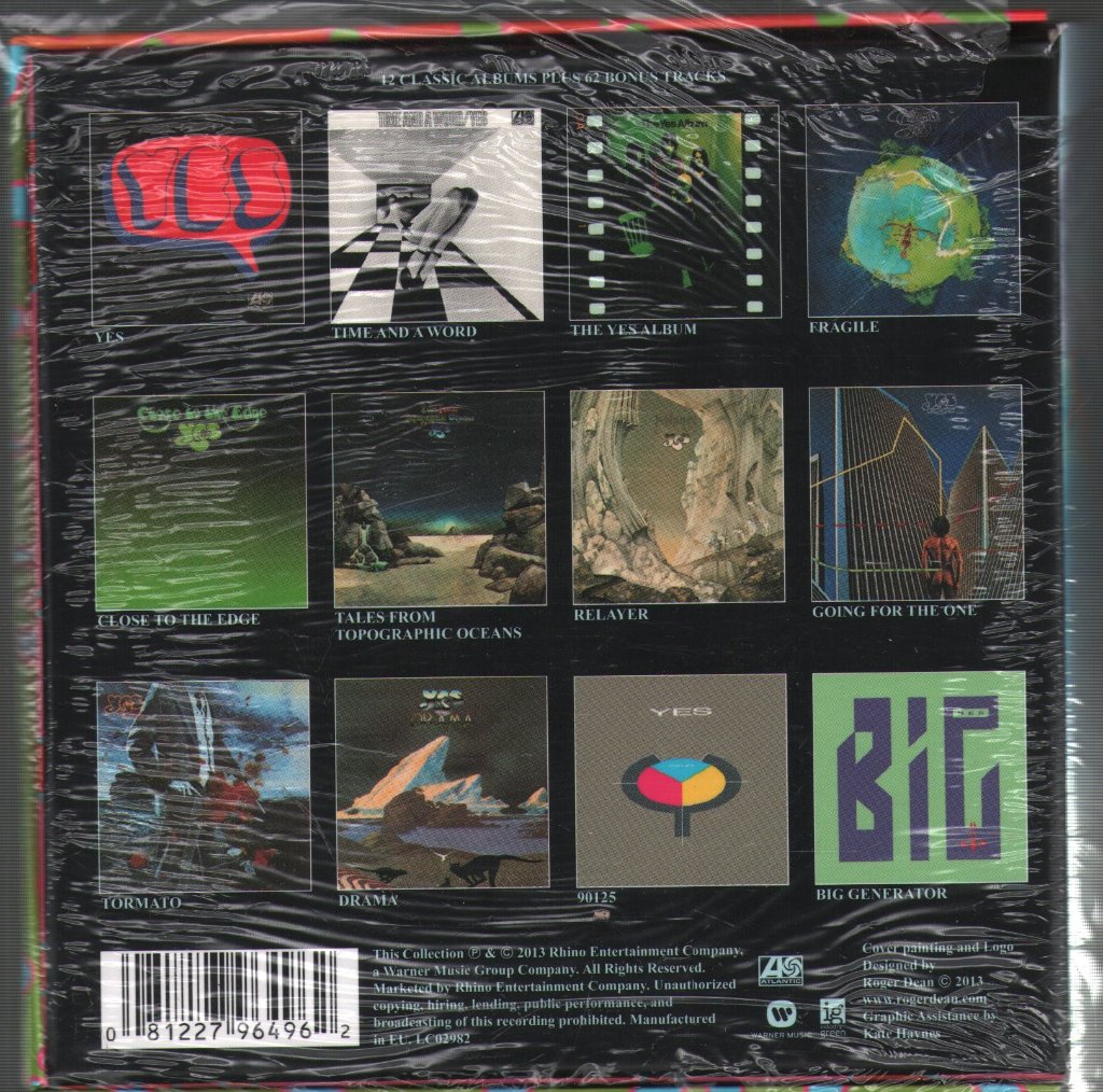 Yes - Studio Albums 1969-1987 - Cd Box Set