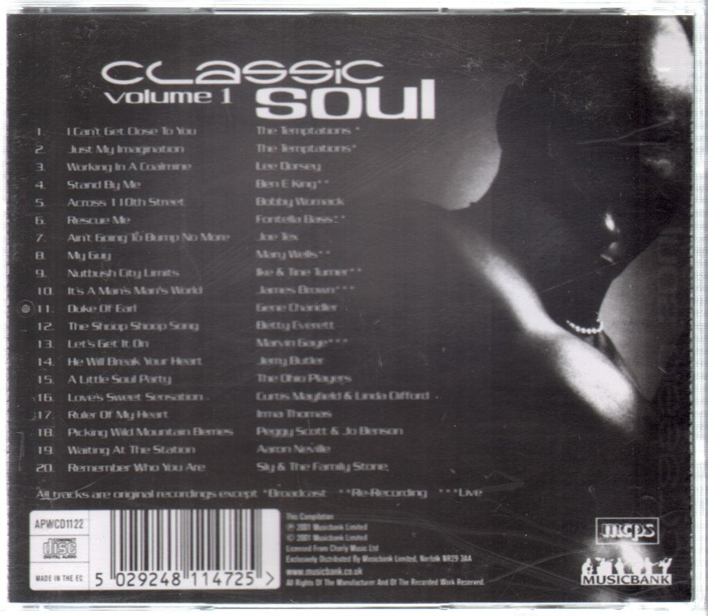 Various Artists - Classic Soul Volume 1 - Cd