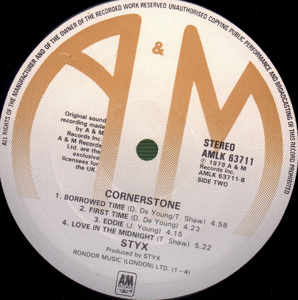 Styx - Cornerstone - Lp