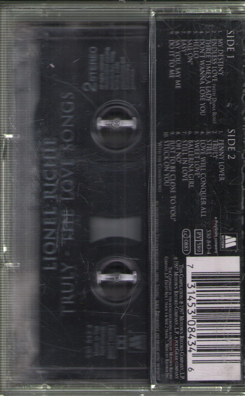 Lionel Richie - Truly - The Love Songs - Cassette