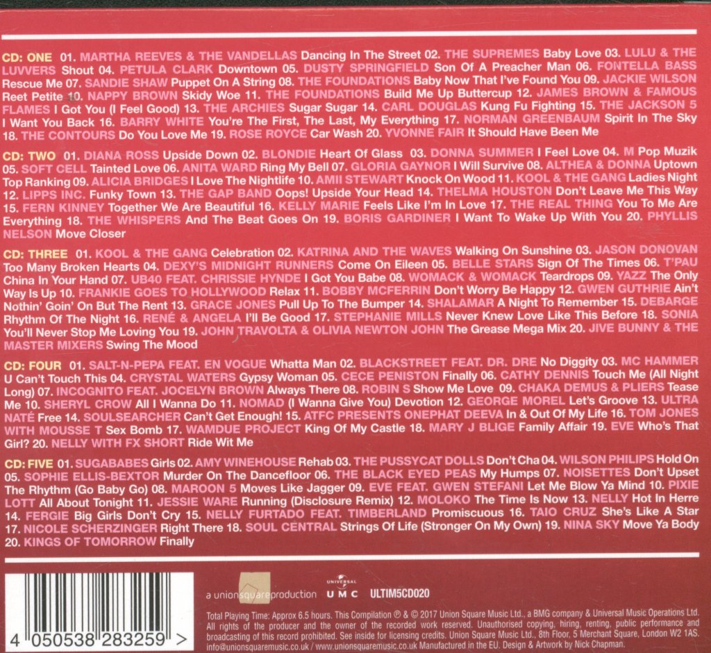 Various Artists - Girls' Night Out - The Ultimate Collection - Cd Set