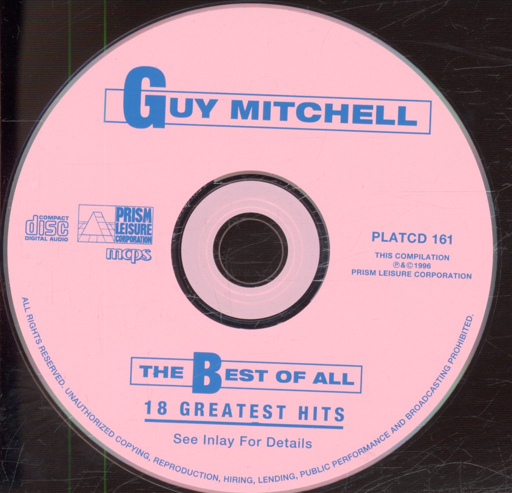 Guy Mitchell - Best Of All - 18 Greatest Hits - Cd