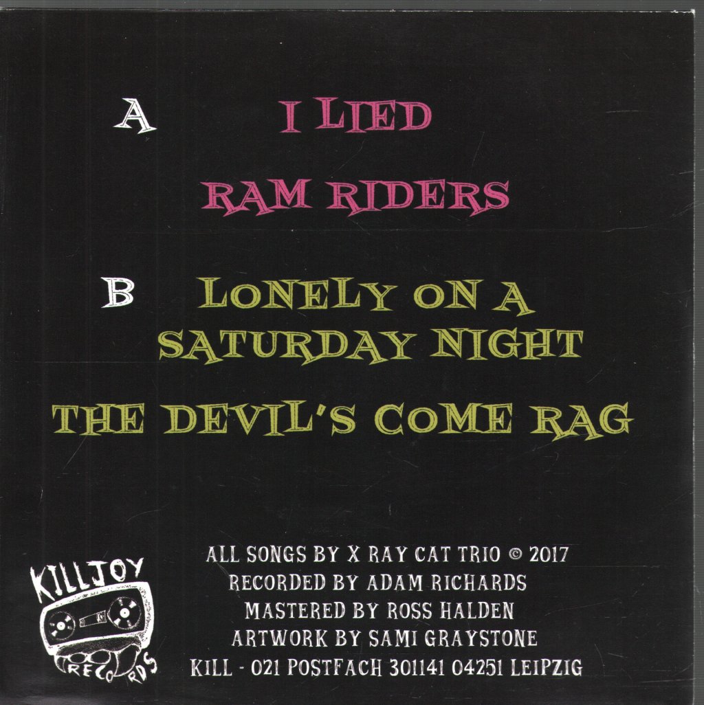 X Ray Cat Trio - I Lied - 7 Inch