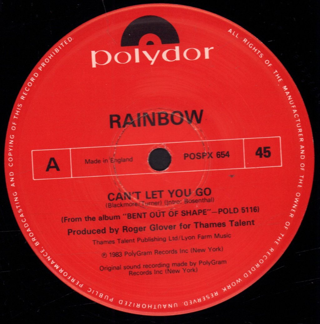 Rainbow (Rock/Metal Group) - Can't Let You Go - 12 Inch