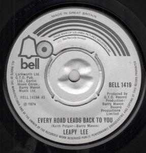 Leapy Lee - Every Road Leads Back To You - 7 Inch