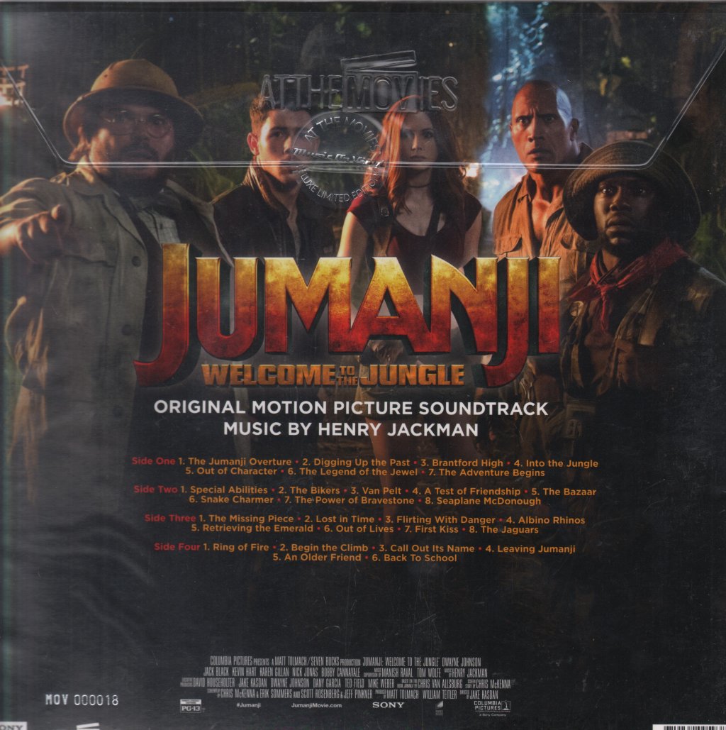 Henry Jackman - Jumanji: Welcome To The Jungle (Original Motion Picture Soundtrack) - Double Lp