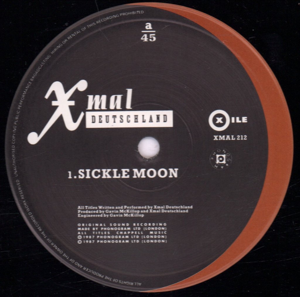 X Mal Deutschland - Sickle Moon - 12 Inch