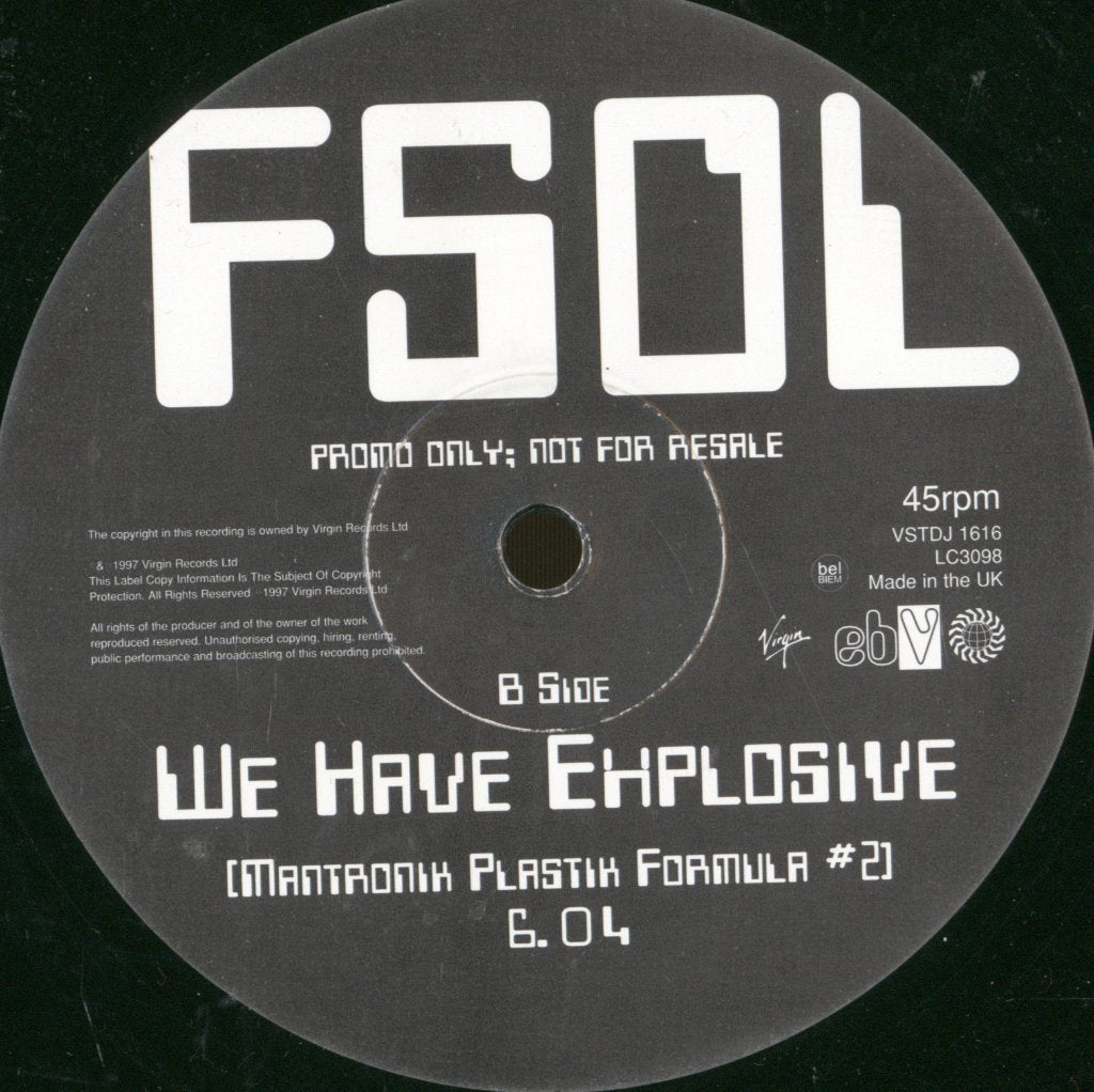 Future Sound Of London - We Have Explosive - 12 Inch